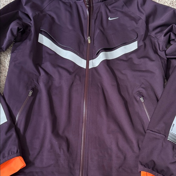 Nike Dark Purple Jacket with Orange Highlights - Picture 5 of 13